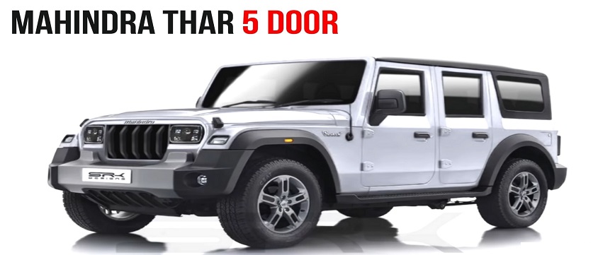 5 Door Mahindra Thar New Launch, 3 Door Thar New model Interior mileage, price in India 