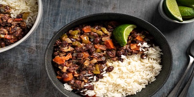 black beans and rice
