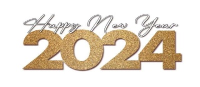 Happy new year 2024 clipart