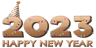 Happy new year 2023 clipart