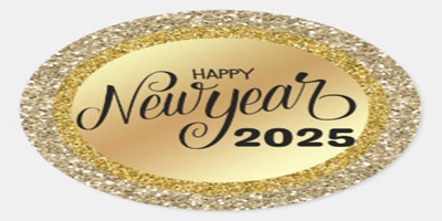 Happy new year sticker