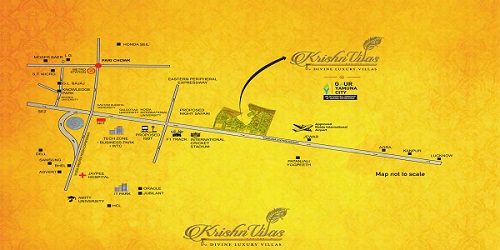 Krishnvilas Location Map