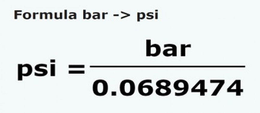 PRESSURE CONVERSION TABLE Bar Pa Kpa Psi 46 OFF