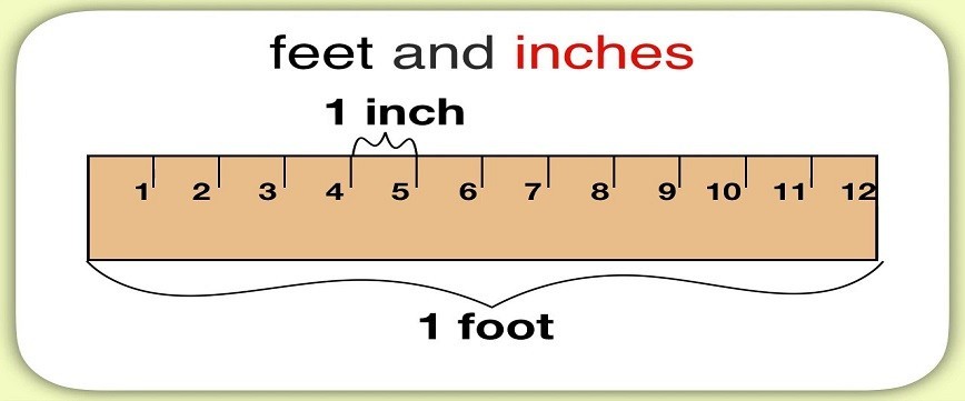 How Many Inches Is 3x5 Feet