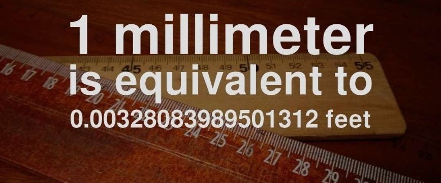 Millimeter is equal to best sale