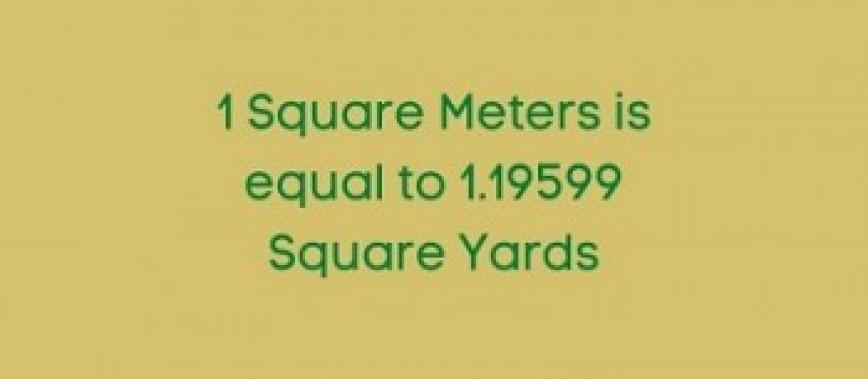 Vorming slachtoffers een Square Meter To Square Yards | Unit Converter, Conversion