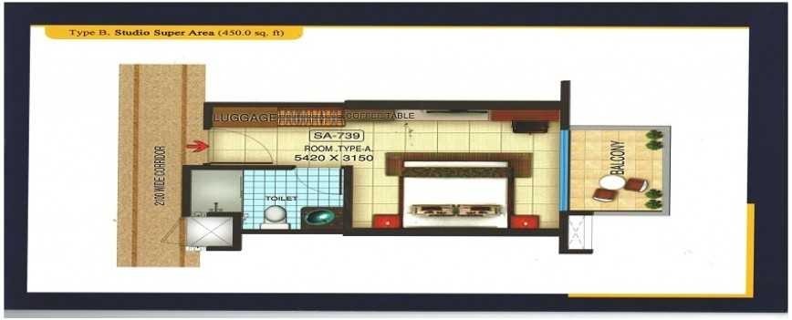 floor plan of Kaveri City Centre